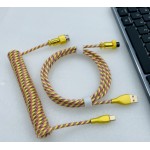 TYPE C TO USB C Cable Braided Cable Mechanical Keyboard Cable for Men Women (102154) Other by www.smart-prototyping.com