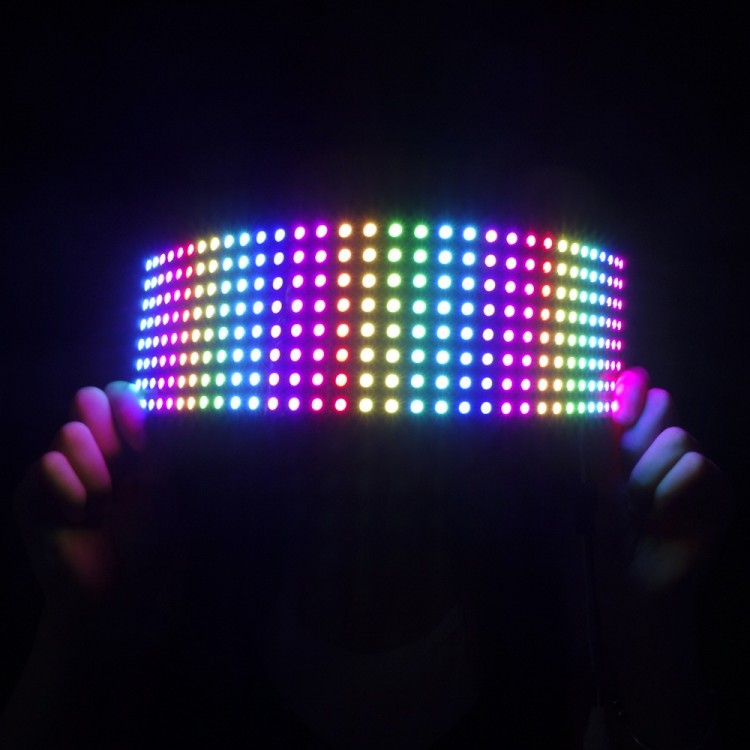 Flexible Rgb Led Matrix 8x32 Ws2812b Smart Prototyping