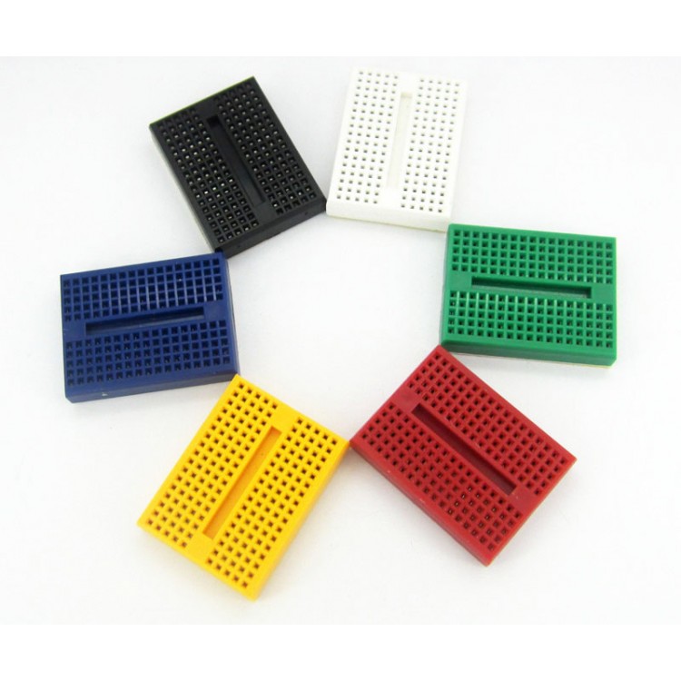 17 x 10 Mini Breadboard - Solarbotics Ltd.