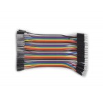 Breadboard Cables (40 x 100mm, male to female, 2.54mm) | 101824 | Accessories by www.smart-prototyping.com