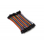 Breadboard Cables (40x 100mm, male to male, 2.54mm) | 101823 | Accessories by www.smart-prototyping.com