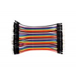 Breadboard Cables (40x 100mm, male to male, 2.54mm) | 101823 | Accessories by www.smart-prototyping.com