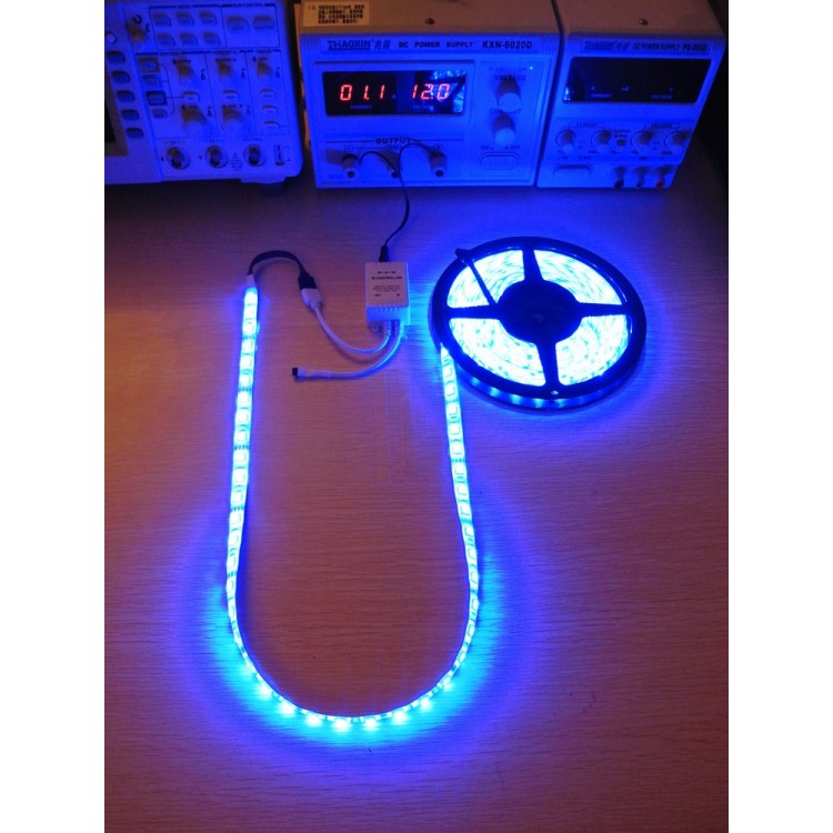 RS PRO 12V Blue LED Strip Light, 5m Length