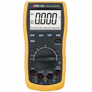 Multimeter Victor 86D (U,I,T,R,C, Autorange, USB)