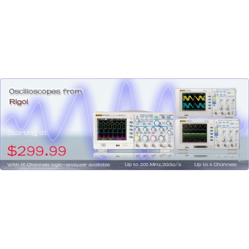 Oscilloscopes from Rigol