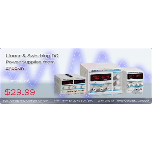 New Linear & Switching DC Power Supplies