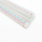 Crystal big Breadboard 830 holes 16.5x5.4cm | 100753 | Accessories by www.smart-prototyping.com