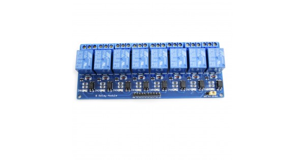 Relay Module Relay Board 12V 8 Channel Bluetooth Relay Module 8-Channel Relay Interface Board Blue