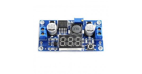 DC-DC Step-up Power Module with Voltmeter LM2577, 10100164