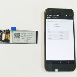 NFC E-ink Display Demo Board Demonstration