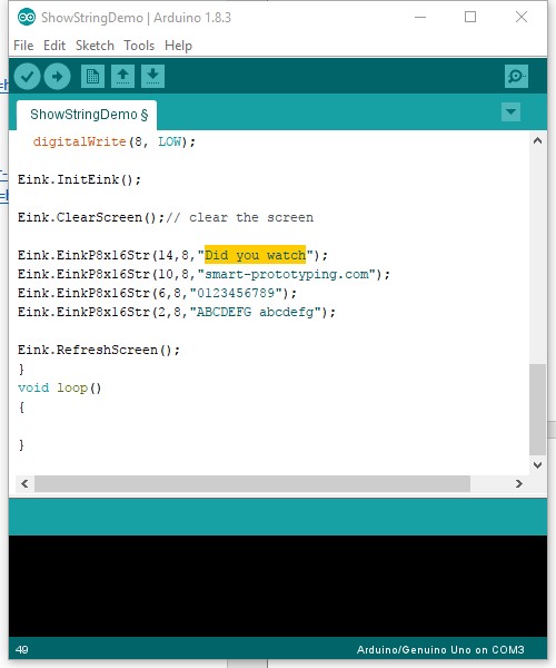 E-Ink Display Module Tutorial Part 1 - Text