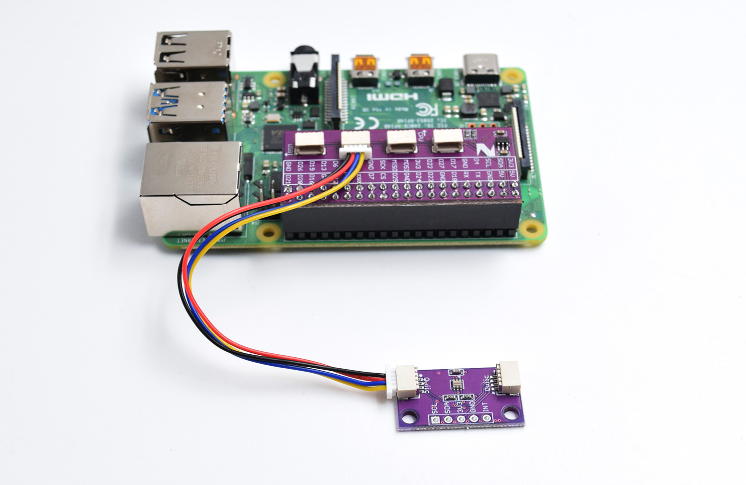 Raspberry Pi with Qwiic Light Sensor TSL2561